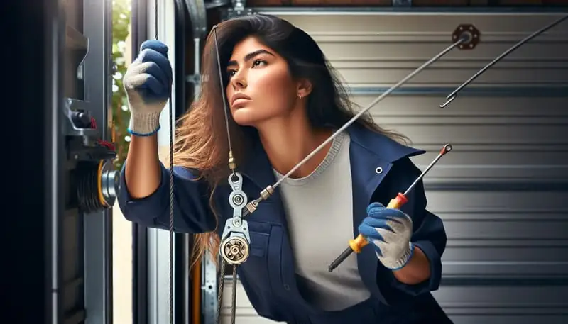 Garage Door Cable Repair — Glencoe