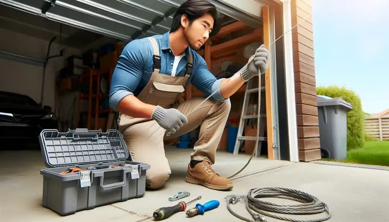 Garage Door Cable Repair in Alamana