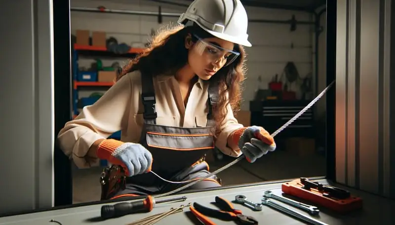 Garage Door Cable Repair — Enterprise