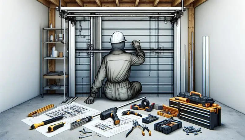 Garage Door Track Repair — Edgewater Junction