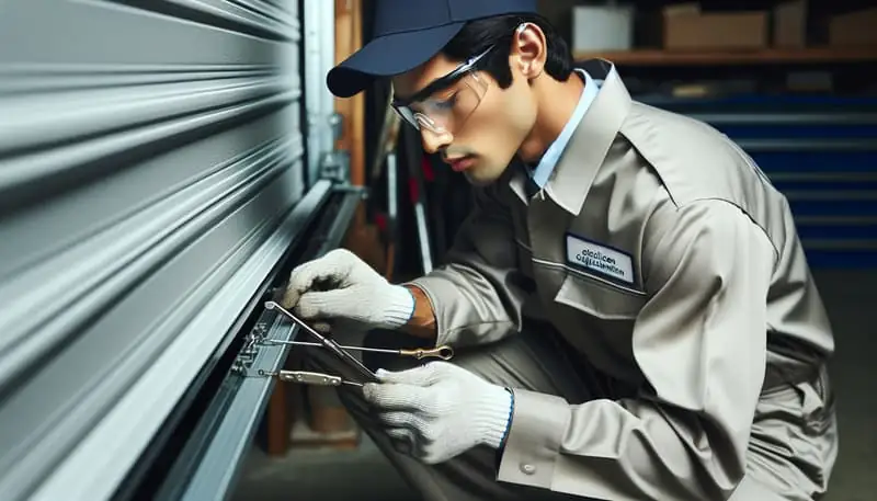 Garage Door Track Repair — Boden