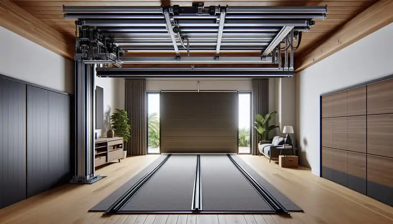 Garage Door Track Repair — Battle Island