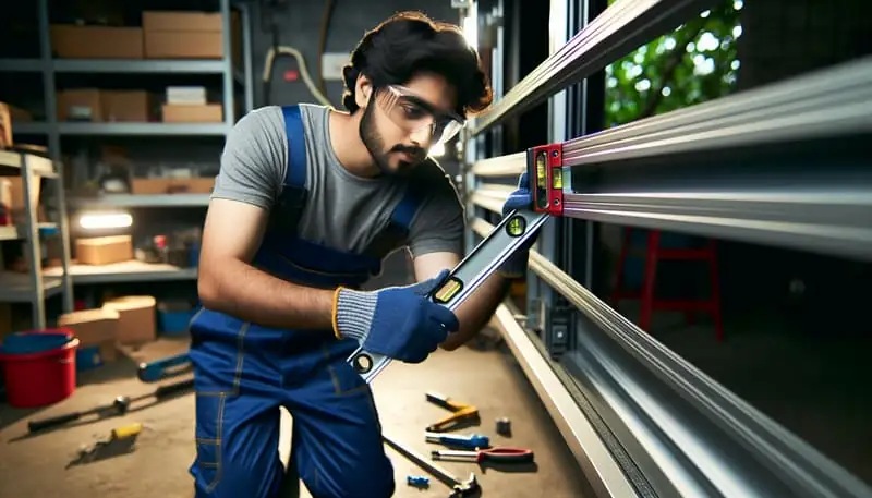 Garage Door Track Repair — Glencoe
